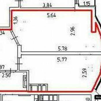 Продается 1-комнатная квартира, 38,9 м²