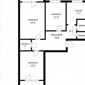 Продается 3-х комнатная квартира, 68,2 м²