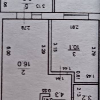 Продается 1-комнатная квартира, 34,6 м²
