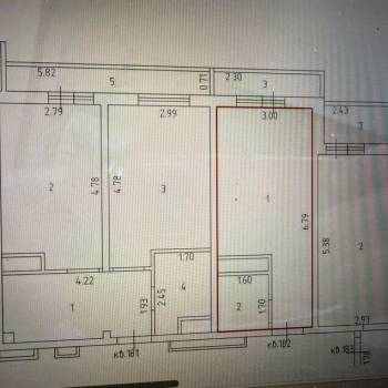Продается 1-комнатная квартира, 21,2 м²