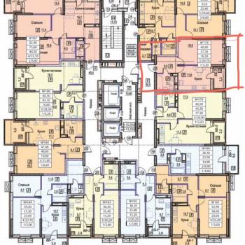 Продается 1-комнатная квартира, 37,4 м²