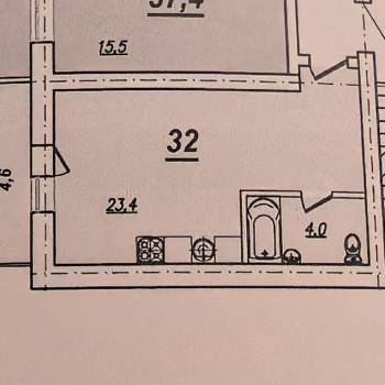 Продается 1-комнатная квартира, 27,4 м²