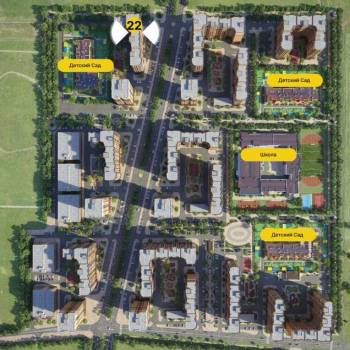 Продается 2-х комнатная квартира, 65 м²