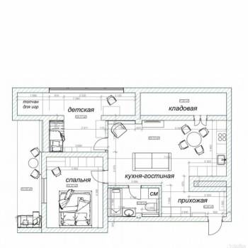 Продается 3-х комнатная квартира, 74,6 м²