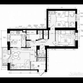 Продается 3-х комнатная квартира, 65,5 м²