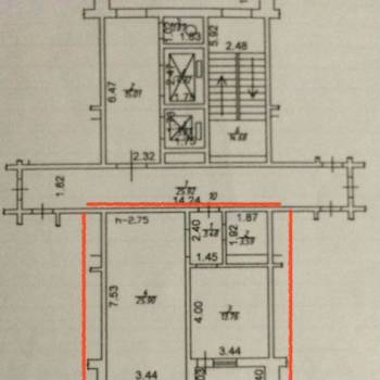 Продается 1-комнатная квартира, 47 м²