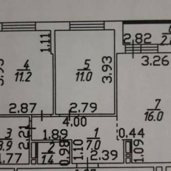 Продается 2-х комнатная квартира, 50,5 м²