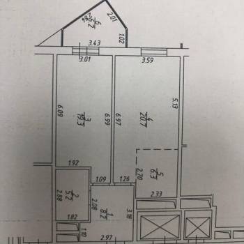 Продается 2-х комнатная квартира, 59,7 м²