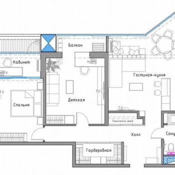 Сдается Многокомнатная квартира, 100 м²