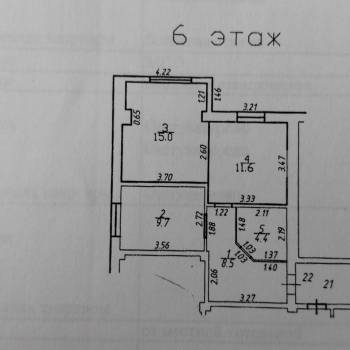 Сдается 2-х комнатная квартира, 49,2 м²