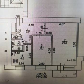 Продается 2-х комнатная квартира, 45 м²