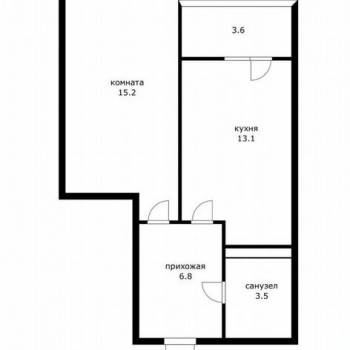 Сдается 1-комнатная квартира, 42 м²