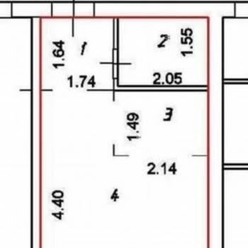 Продается 1-комнатная квартира, 24,4 м²