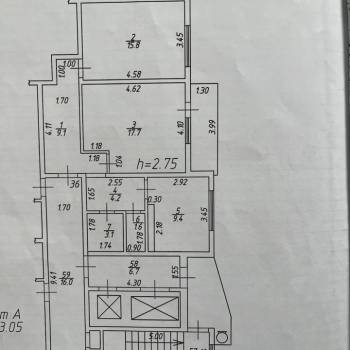 Продается 2-х комнатная квартира, 60,9 м²