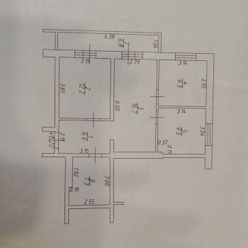 Продается 3-х комнатная квартира, 61,6 м²