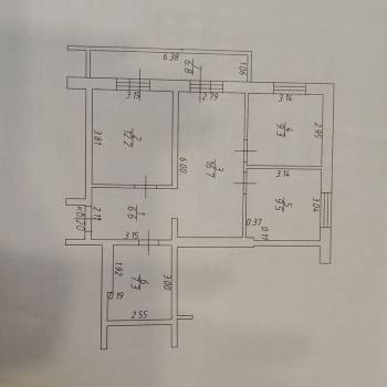 Продается 3-х комнатная квартира, 61,6 м²