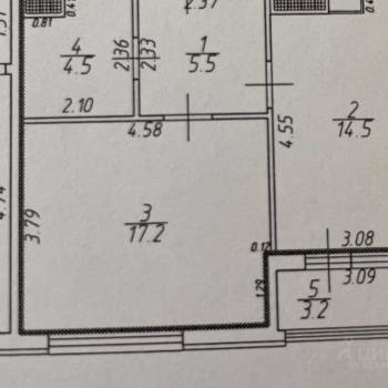 Продается 1-комнатная квартира, 42,2 м²