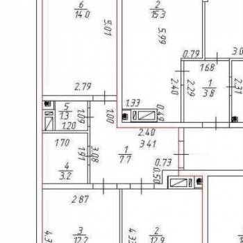 Продается 2-х комнатная квартира, 56 м²