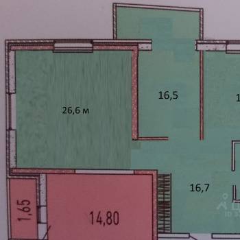 Продается 2-х комнатная квартира, 80 м²