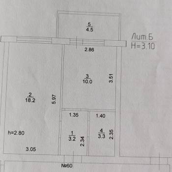 Продается 1-комнатная квартира, 34,7 м²