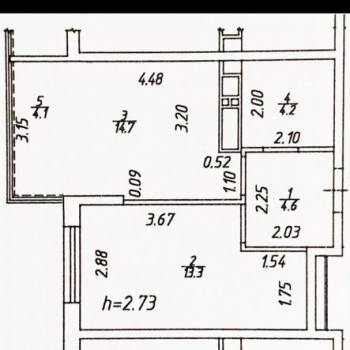 Сдается 1-комнатная квартира, 37 м²