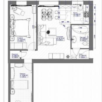 Сдается Многокомнатная квартира, 56 м²