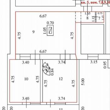 Продается Многокомнатная квартира, 78,9 м²