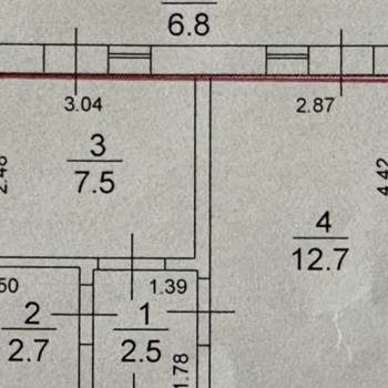 Продается 1-комнатная квартира, 26 м²