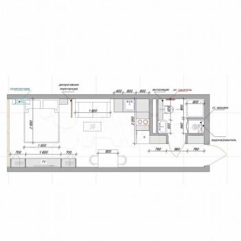 Продается 1-комнатная квартира, 26 м²