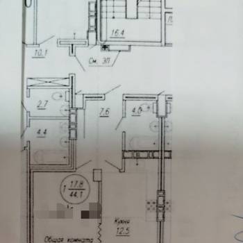 Продается 1-комнатная квартира, 42,1 м²