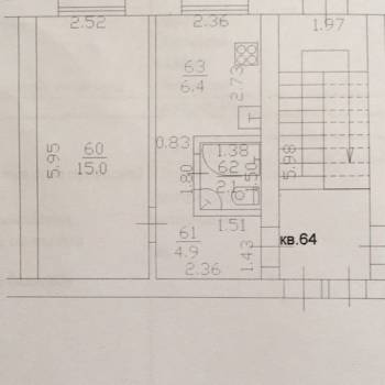 Сдается 1-комнатная квартира, 29,3 м²