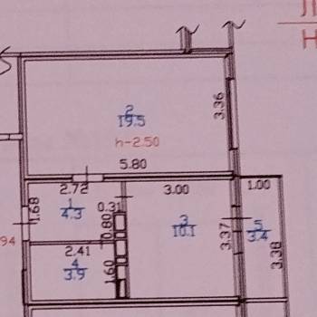 Сдается 1-комнатная квартира, 40 м²
