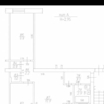 Продается 3-х комнатная квартира, 54,5 м²