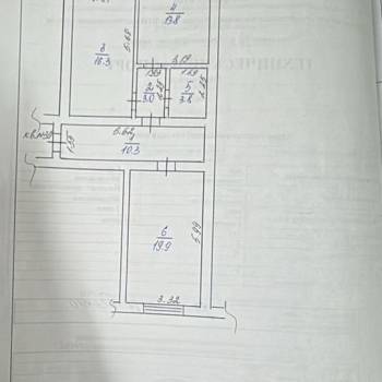 Продается 2-х комнатная квартира, 67,1 м²