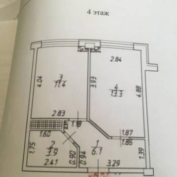 Продается 1-комнатная квартира, 35 м²