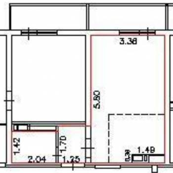 Продается 1-комнатная квартира, 28 м²