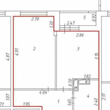 Продается 1-комнатная квартира, 32,7 м²