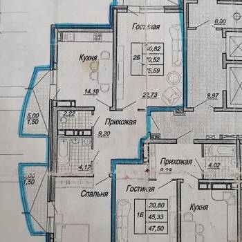 Продается 2-х комнатная квартира, 69,3 м²