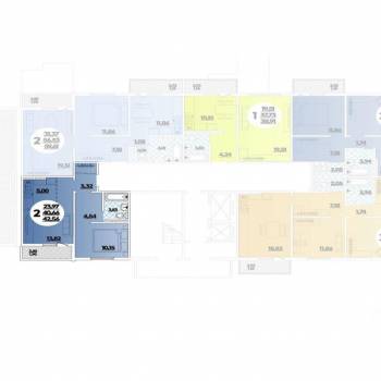 Продается 1-комнатная квартира, 40,7 м²