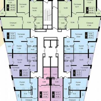 Продается 1-комнатная квартира, 33,4 м²