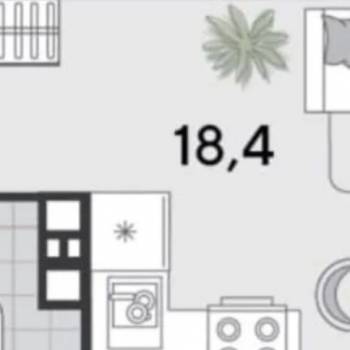 Продается 1-комнатная квартира, 24 м²