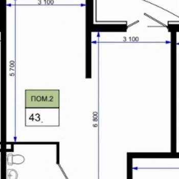 Сдается Нежилое помещение, 43 м²