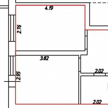 Продается 1-комнатная квартира, 31,1 м²