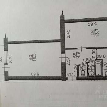 Продается 2-х комнатная квартира, 46 м²