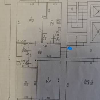 Продается 3-х комнатная квартира, 67,3 м²