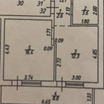 Продается 1-комнатная квартира, 34,9 м²