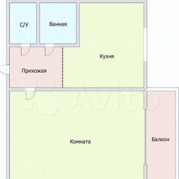 Сдается 1-комнатная квартира, 33 м²