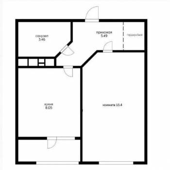 Сдается 1-комнатная квартира, 31 м²
