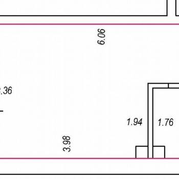 Продается 1-комнатная квартира, 21 м²