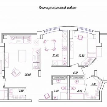 Продается Многокомнатная квартира, 128 м²